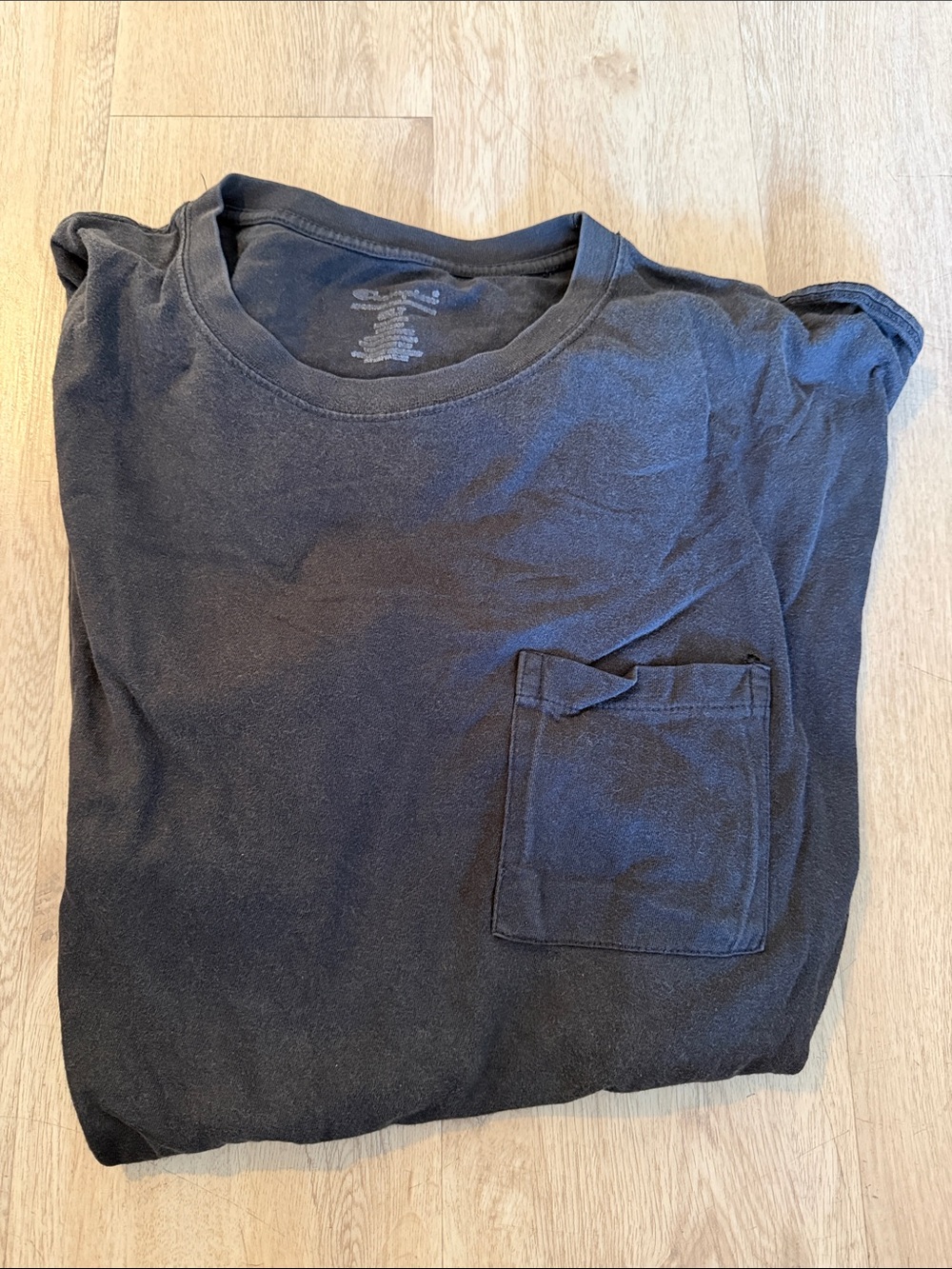 Champion Men's Black Pocket Crew Neck T-Shirt 3XLT